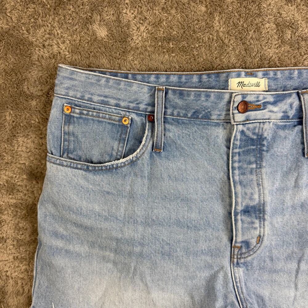 Madewell Relaxed Denim Shorts 33 Cutoff Jean Jorts Style AJ242 - Picture 5 of 14